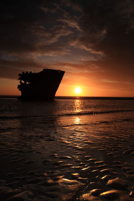 Baltray Shipwreck at Sunrise
